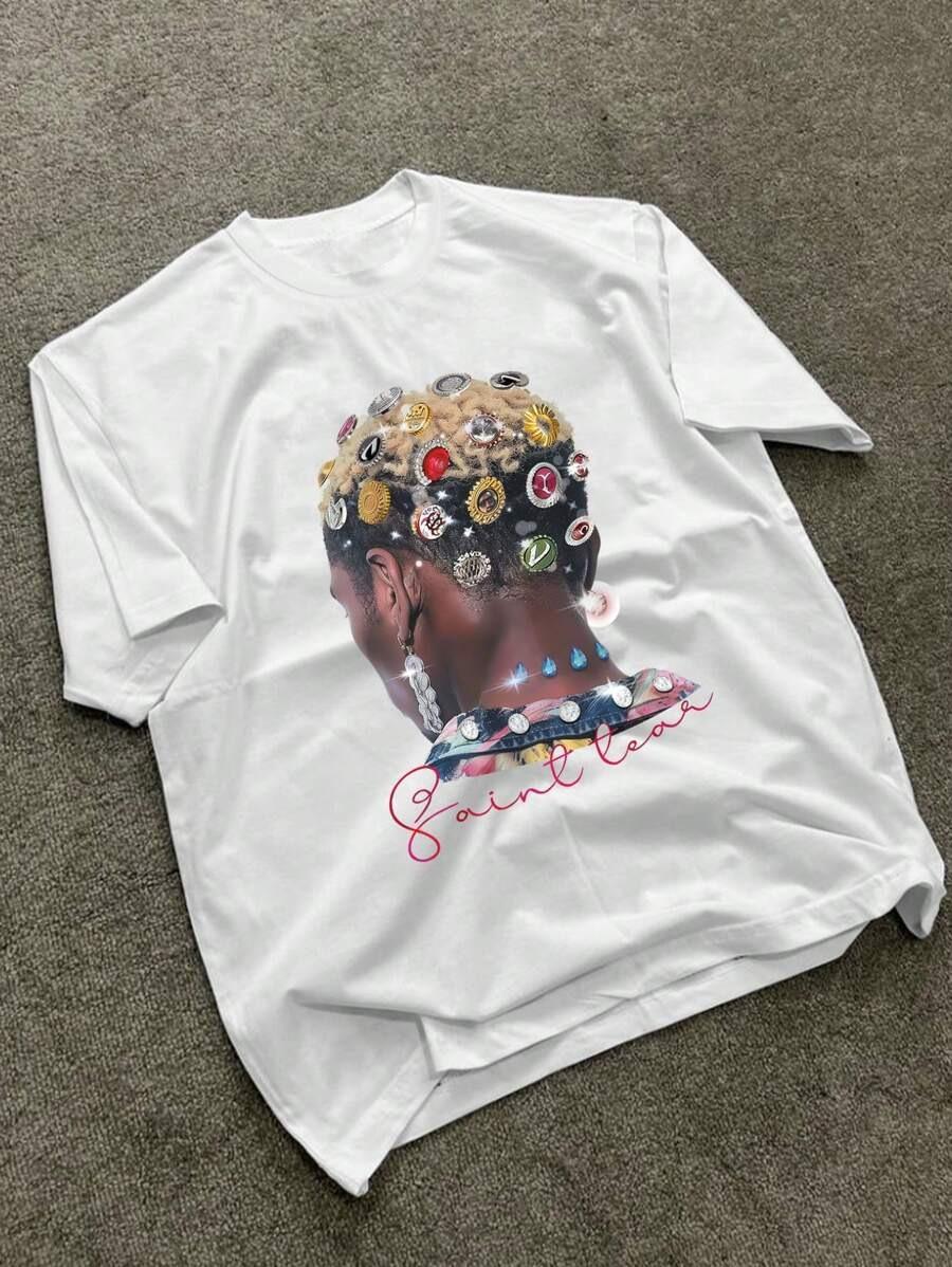 

Harajuku Streetwear T Shirt Men Women Clothing Y2K Goth Art Graphic Print Short Sleeve Vintage Trendy Oversized Casual T Shirt S