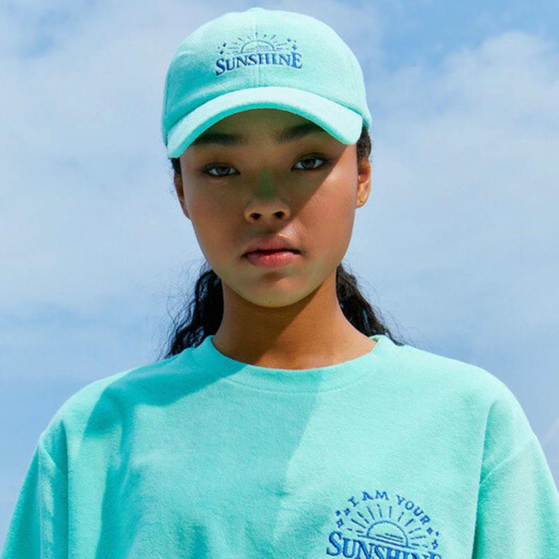 

SOMETHINGGOOD SUNSHINE Terry Ball Cap - MINT MINT