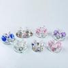 Elegant Crystal Swan Car Perfume Ornament - High-End Interior Accessory
