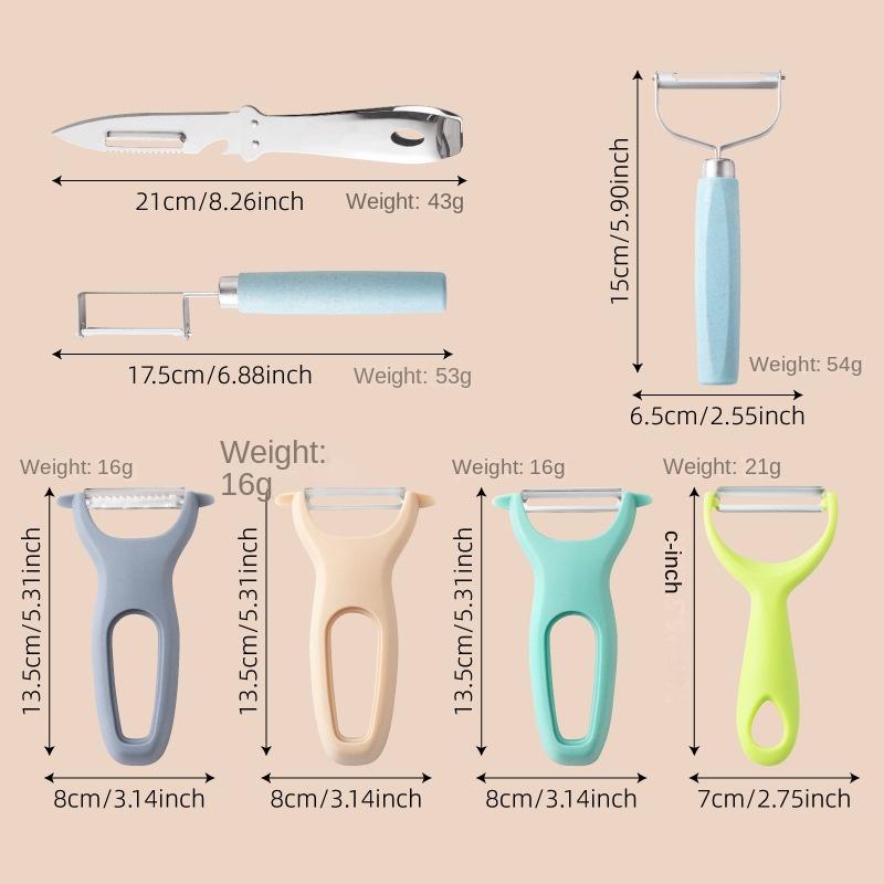 Stainless steel peeler, new multi-functional potato scraper, melon planer, fruit and vegetable stainless steel melon planer