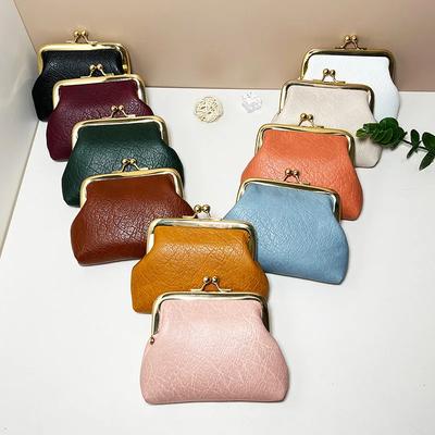 Neue PU-Leder Münzbörse Kleine Münz-Kartenetui Mini-Portemonnaie Handtasche Tasche Damen Mädchen Münzbörsen