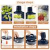 Automatic Electric Grape Peeler Machine - Hands-Free Skin Remover for Berries Fruits, Fruit Prep Tool, Effortless Peeling