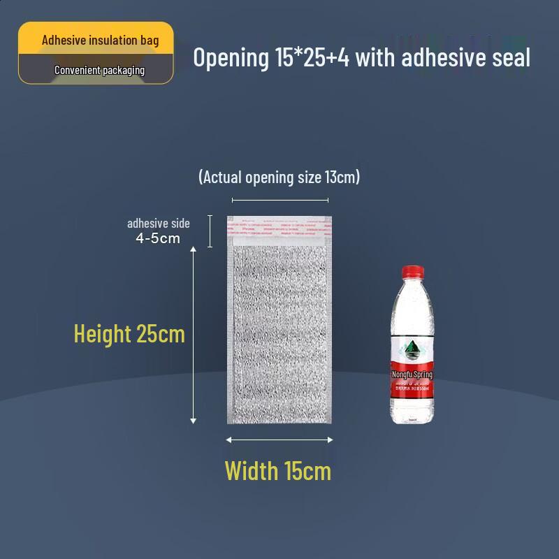 Aluminum Foil Disposable Insulated Bag