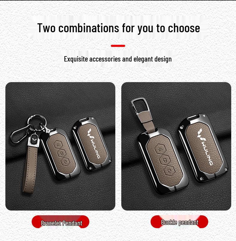 Wuling Hongguang S Key Cover Metal Shell for Mini EV, Zhengcheng S3, and Hongguang Plus