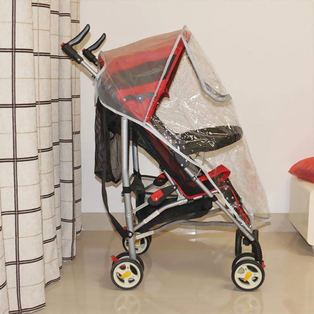 Rain Cover Waterproof Dust Shield Rain Canopy Raincoat for Stroller Pushchairs