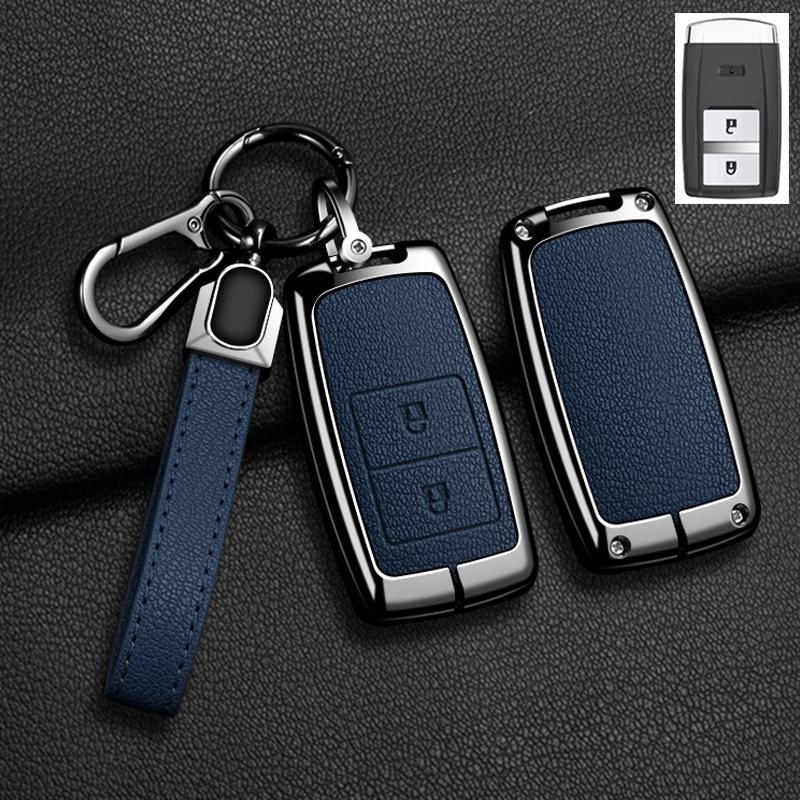 Auto Zinklegierung Leder Schlüssel Fernbedienung Hülle Abdeckung Für Acura RLX MDX CDX TLX-L NSX RDX Schutzhülle Schlüsselanhänger Auto Schlüsselanhänger Zubehör