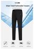 Men's Quick-Dry Sports Casual Pants with Zipper Pockets - Plus Size, Loose Fit, Straight Leg, 2023 Spring/Autumn Collection