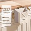 Wall-Mounted Folding Trash Can: Door-Hanging Waste Bin for Kitchen, Car & Home