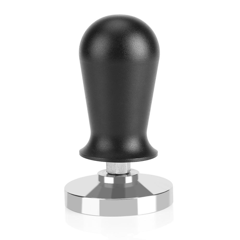 Flat Base Espresso Tamper Spring Loaded Hand Tamper Beans Press Tool  Coffee Making