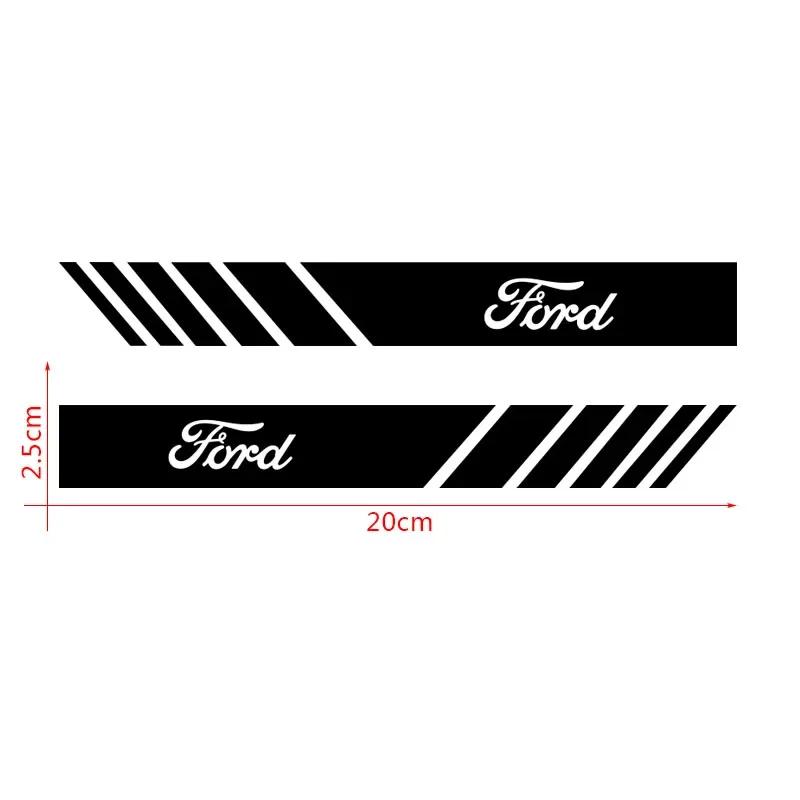 Naklejka Samochodowa Gorąca Do Forda Nowa Naklejka Samochodowa Paski Nieblaknące Lusterko Wsteczne Do Forda Focus 2 3 MK2 MK3 MK4 Kuga Fiesta Ecosport