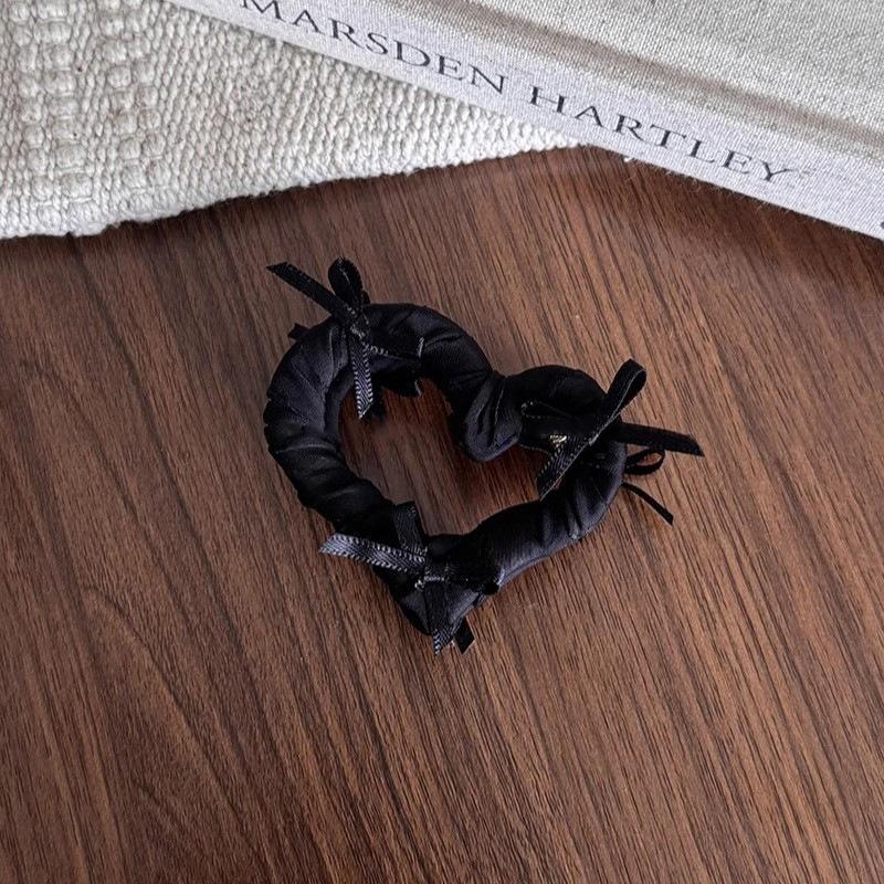 Korean Ribbon Bow Hair Claw Clips Temperament Elegant Hairpin Women Princess Headdress Fashion Grab Clip Female Hair Accessories
