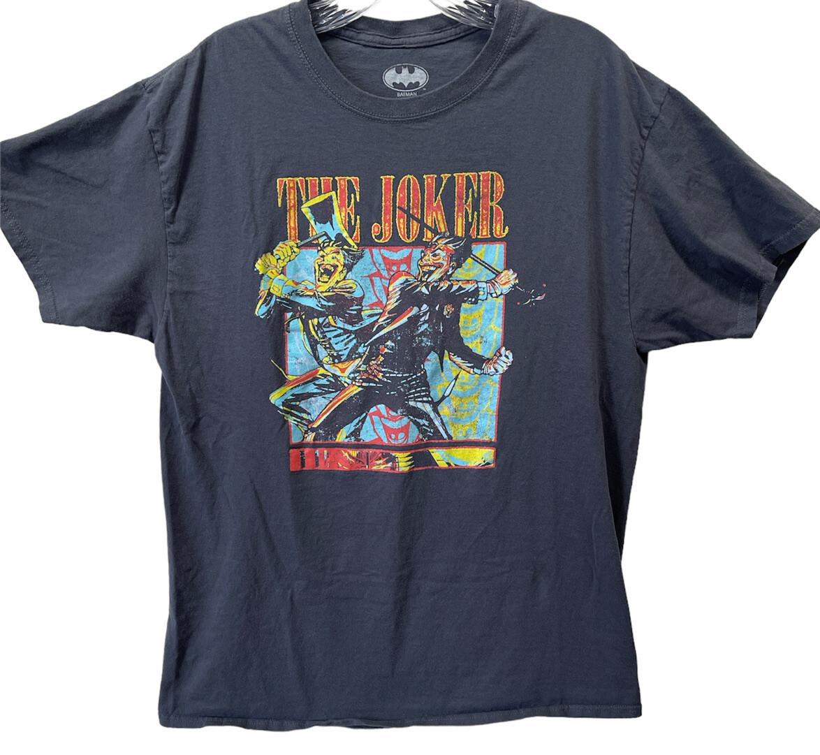 Psychedelic Joker - DC Comics: Batman Charcoal T-Shirt Large Nice S разноцветный