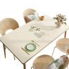 Simple Pvc Waterproof, Oil-Proof, Anti-Scalding, Leave-In Table Mat, Small Fresh Leather Tablecloth, Dining Table Coffee Table Mat