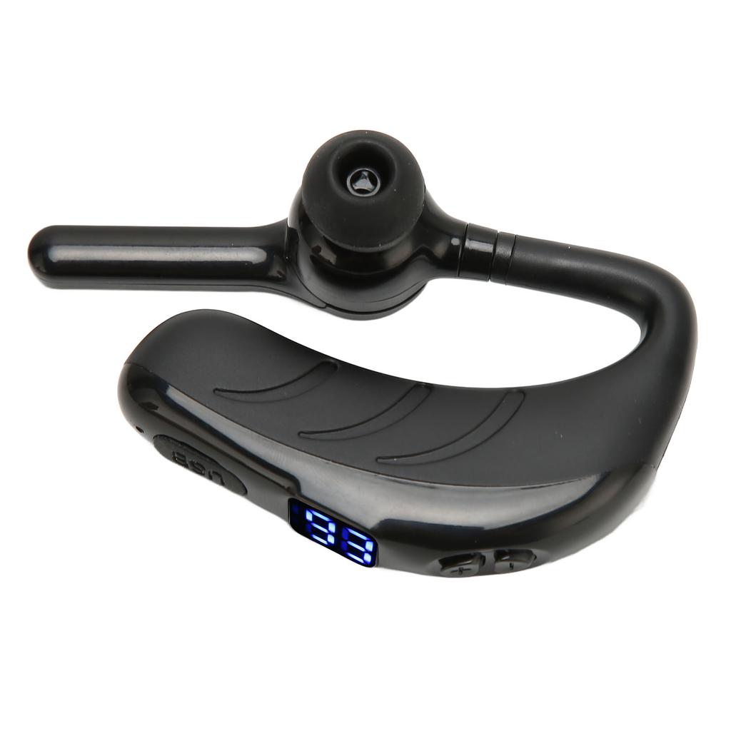 Bluetooth Earpiece Hands Free Noise Reduction Single Ear Bluetooth Headset with Battery Display for