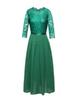 2025 Elegantes Europäisches & Amerikanisches Spitzen Brautjungfern- & Abendkleid für Damen