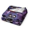 Vintage FNAF At Freddys Bonnie Warm Soft Blanket  Camping Plush Throw Blanket Funny Couch Chair Flannel Bedspread Sofa Bed Cover