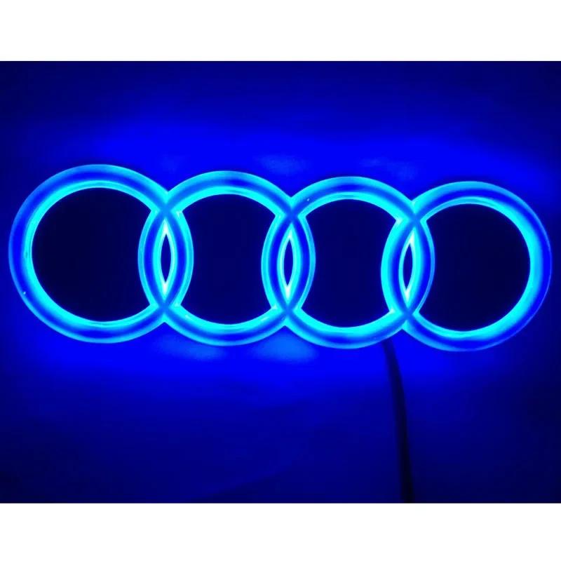 QR3 18X5.8CM LED Badge Light Exterior for M3 Q2 Q8 A1 A2 Q3 A3 A4 A5 A6 A7 A8 Q5 Q7 TT Car Rear Trunk Emblem Sticker Accessories