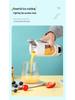 Compact Double-Motor 12-Blade Portable Juicer Cup - Multi-Functional Mini Smoothie Maker for Students