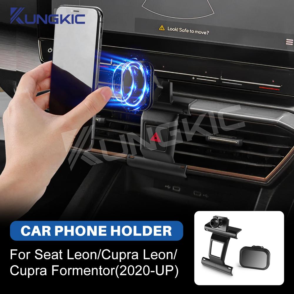 Magnetischer Handyhalter für Seat Leon MK4, Cupra Leon, Cupra Formentor 2020-2025 – Auto-Halterung
