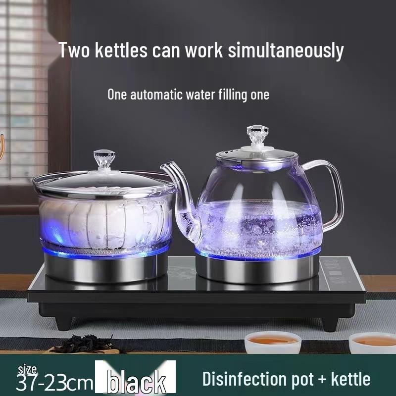 

37x23 Pump-Action Automatic Electric Kettle with Power-Off and Heat Preservation for Tea Brewing