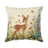 1/4pcs Animals Flowers Butterflies Cushions Pillowcase Polyester Cushion Cover Throw Pillow Pillowcover Home Car Sofa Decor