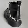 1pc Thorned Flame Cross Shoe Chain Boots & Canvas Shoes Accessories Shoe Decoration Pendant Women Fashion Party Jewelry Gifts