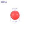 M METERXITY 200pcs Luminous Fishing Beads - Plastic Luminous Round
