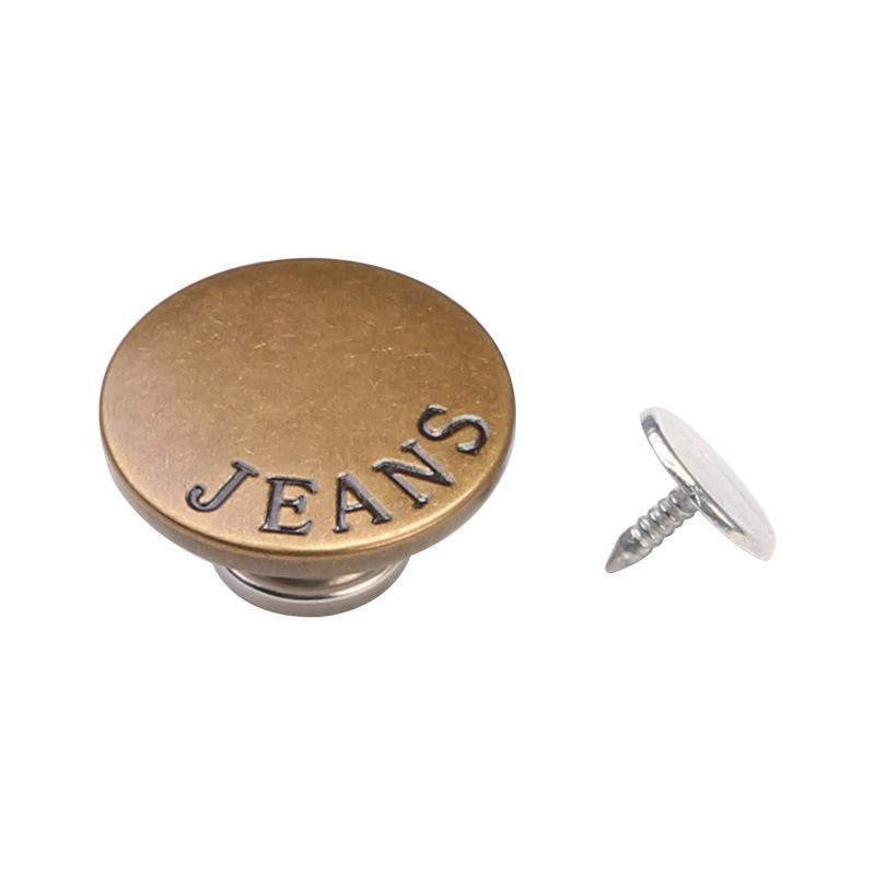 Jeans Buttons, Pants Waist Closure Artifact Buttons, Waist Circumference Tightening, Size Change, Seam-Free Button Accessories, Clothes Nails