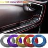5M Car Decor Moulding Line Car-styling Trim Strip Flexible For Automobile Door Center Console Dashboard Interior Car Accessories