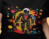 Cosmic Astronaut T-Shirt: Galactic Dreams Heavy Cotton Tee