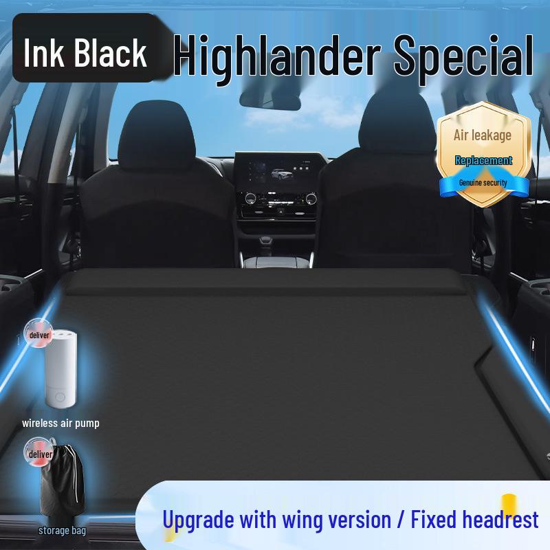 Toyota Highlander Inflatable Trunk Mattress: Essential SUV Rear Sleeping Mat for Seven-Seaters
