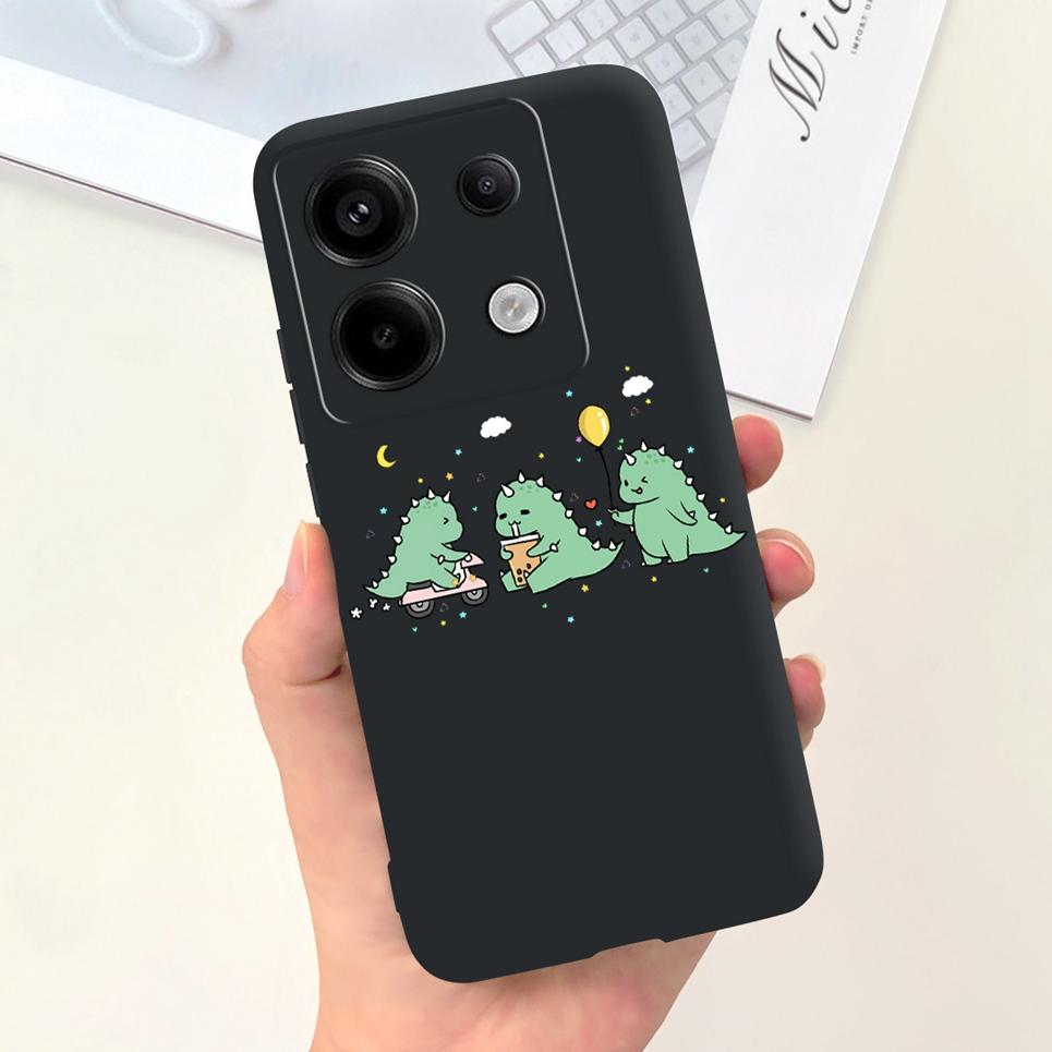 For Xiaomi Poco X6 Pro 5G Phone Case Xiaomi Poco M6 Pro 4G Back Cover Cartoon Cool Style Child's Coque Funda Soft Silicone TPU