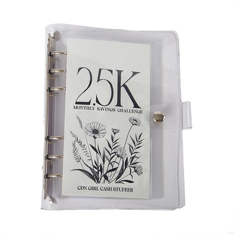 62KD 2500-Grid Money Saving Challenge Binder 10K/5K/2.5K Budget Planner Savings Challenge Book Savings Challenges Photo Album