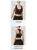 Women's Summer Slimming Racerback Yoga Bra with Chest Pads - Beautiful Back Design