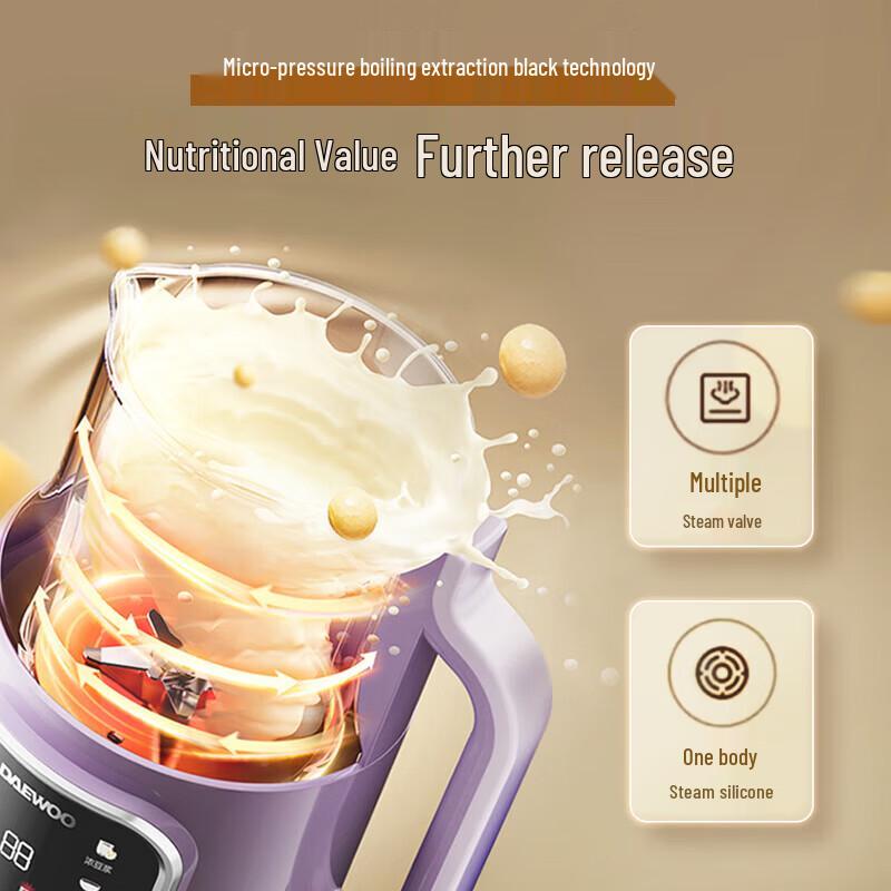 DAEWOO 1L Multifunction Blender & Soy Milk Maker CN plug (adapter included)