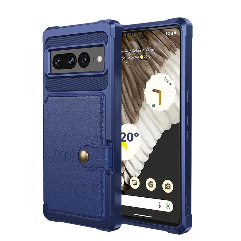 Für Pixel 10 TPU+PC Brieftaschen-Handyhülle mit Kartenhalter und Multifunktionsschutz
