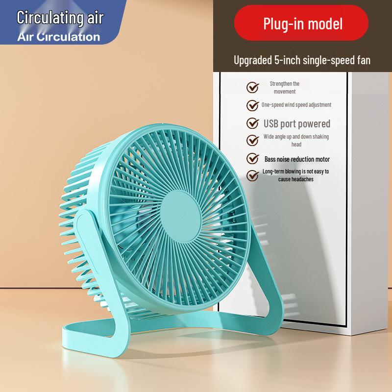 Compact USB Desktop Fan: 5", 6", and 8" Sizes. Silent, High-Wind Power. Ideal for Office Use.