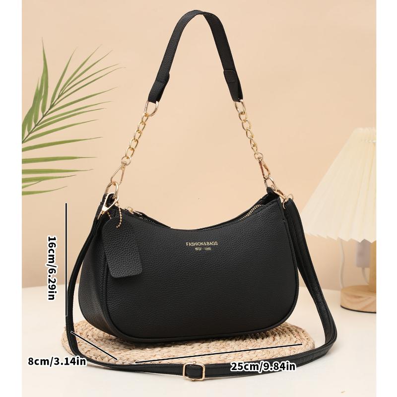 Faionable Casual Crossbody Bag Women's Oulder Bag Trendy Design 2026 Spring Underarm Bag Soft PU Leather Color Handbags Purses