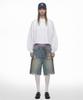 PRINOAR Refined Hughes Heavyweight Crop Long Sleeve T-Shirt - White