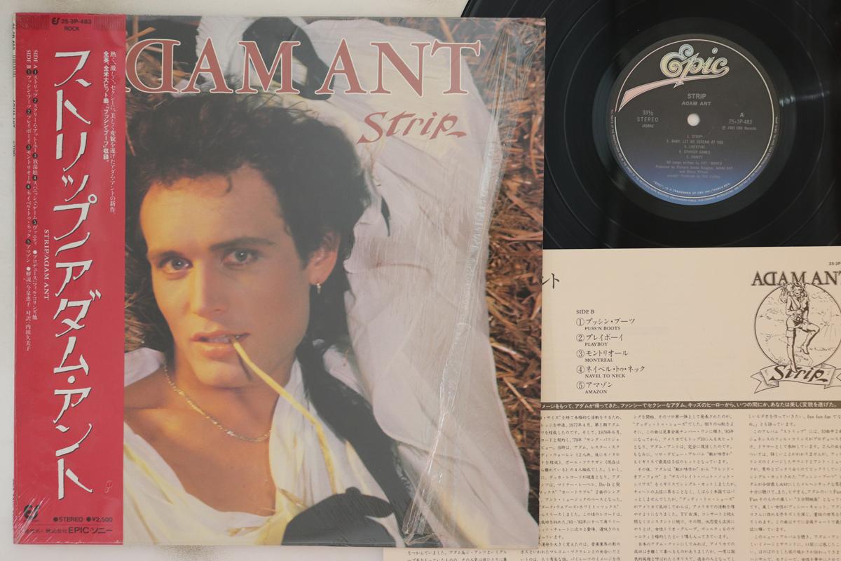 

LP Пластинка ADAM ANT - Strip 253P483 EPIC 1983 Япония Оби Рок