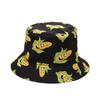Sombrero de pescador con estampado creativo de vegetales para mujer, sombrero para el sol para exteriores, de verano, versátil