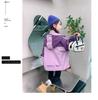 Flickors vindtäta kappa i koreansk stil: Trendig, Förtjockad Tre-i-ett för Höst & Vinter 2025