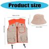 Kids Explorer Kit with Safari Vest and Hat for 4-6 Year Old Boys Girls Kids Safari Costumes,STEM Outdoor Explorer Kit