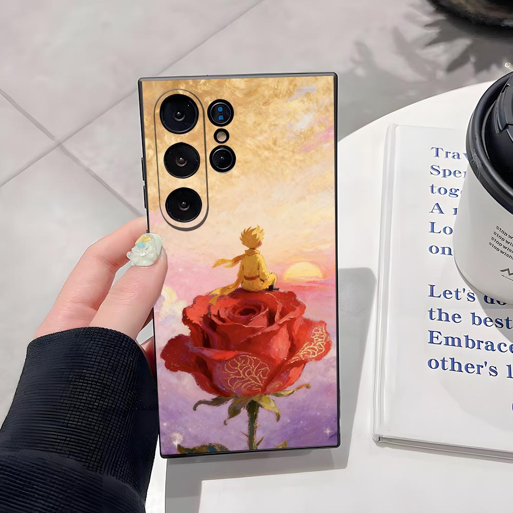 

The Little P-Prince Phone Case For Samsung S26 Ultra S25 Edge Ultra S23 S22 S21 S20 Ultra Plus S24 Fe Glass Cover Samsung S21 Plus