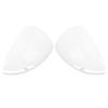 Door Mirror Covers Scratch Resistant Weatherproof White Rear View Mirror Shell Housing for Sonata 20