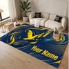Personalized Crystal Velvet Carpet Fenerbahçe FC Pattern Non Slip Floor Rug
