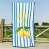 1pc Assorted Summer Beach Towels: Lemon, Crab, Retro Italian Vibes & Coastal Prints