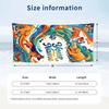 Dog Theme Beach Towel Personalized Custom Name & Text Soft Quick Dry Beach Towel for Swimming Travel