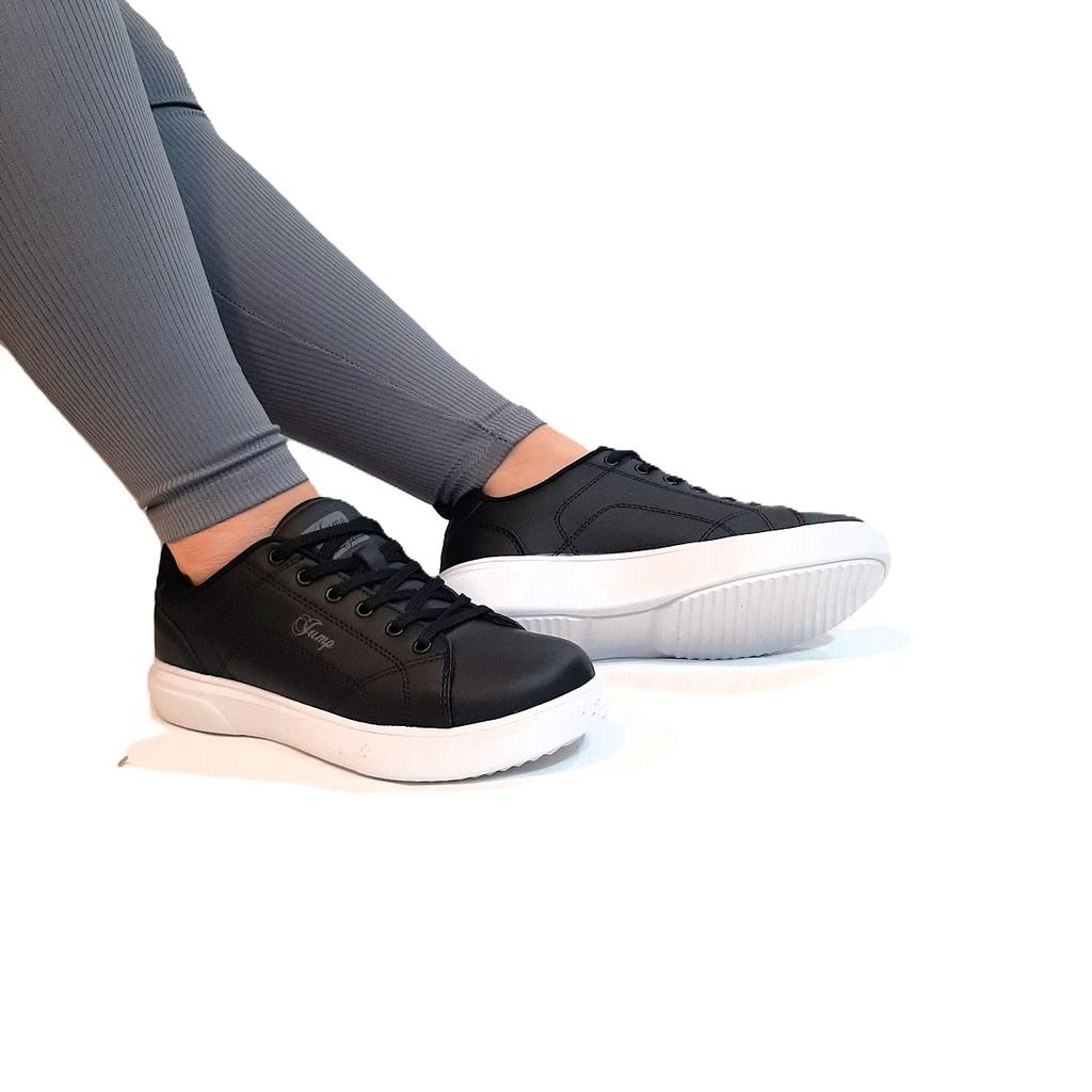 Jump 31178 Black-White Memory System Lightweight Comfortable Sports Shoes
