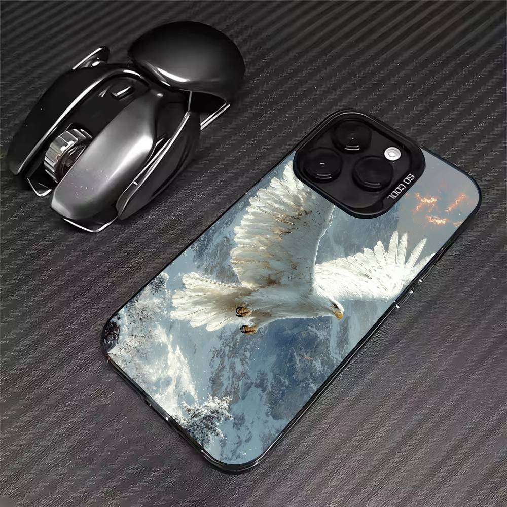 

Eagle Cool Animal Phone Case For iPhone 17 16 15 14 13 12 11 Pro Max XS Max 7 8 Plus Shockproof Silicone Matte Cover iPhone11